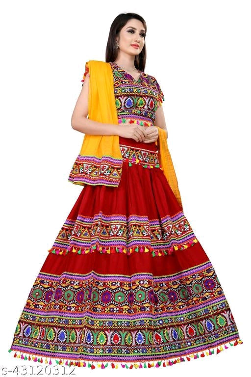 Stitched Cotton Embroidered Chaniya Choli at Rs 1250 in Ahmedabad | ID:  19144868591