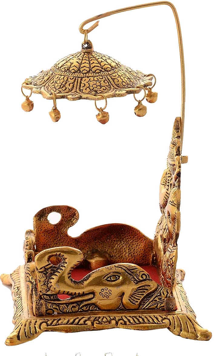 Laddu Gopal ji  Elephant design  Sighasan  / Krishna Aasan / Nandlal ka Sighasan - The Indian Rang