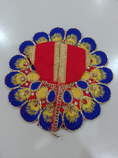 Krishna Vastra Laddu Gopal Size 0 number Dress in thread work pack of 6 - The Indian Rang