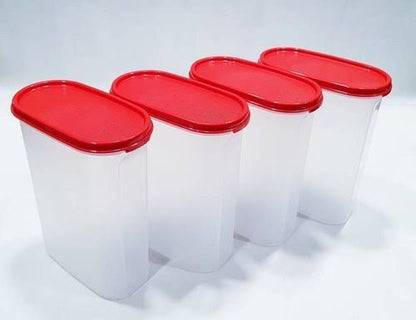 Tupperware mm OVAL #3 Dry Storage Containers 1.7 ltr. Set of 8 boxes @ 50% - The Indian Rang