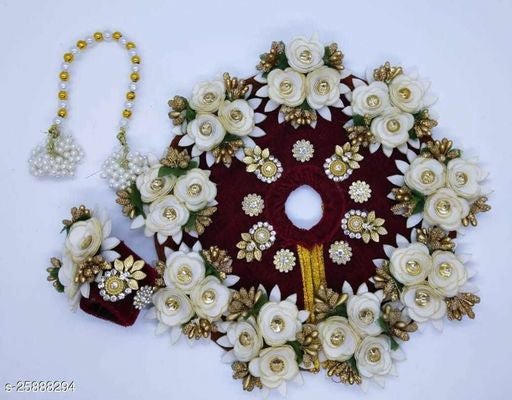 Laddu gopal dress with mala and pagri - The Indian Rang