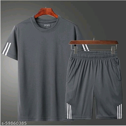 Men T Shirt and Shorts Combo Set