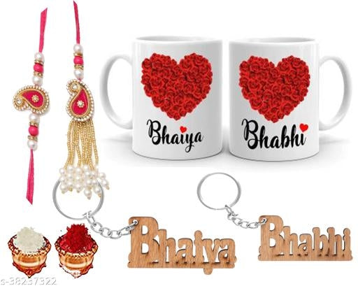 Rakhi Gift for Bhaiya and Bhabhi for Rakshabandhan - The Indian Rang